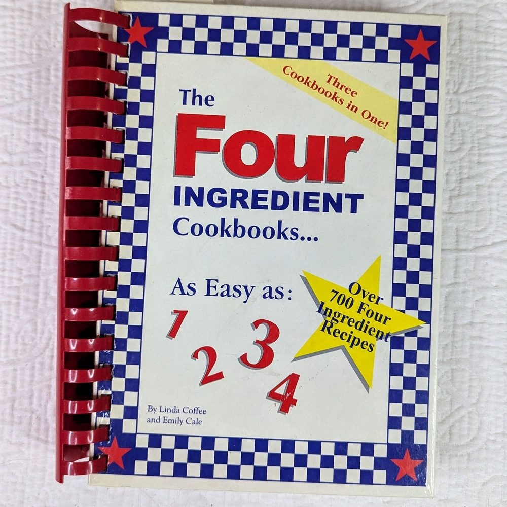 The Four Ingredient Cookbooks Copyright 1990 700+ Recipes - Picture 9 of 9